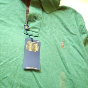 Green Ralph Lauren Polo (Sz L) (Long Sleeve)